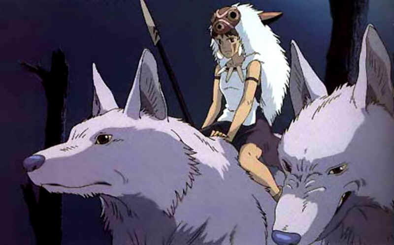 princess mononoke wolf. Princess Mononoke